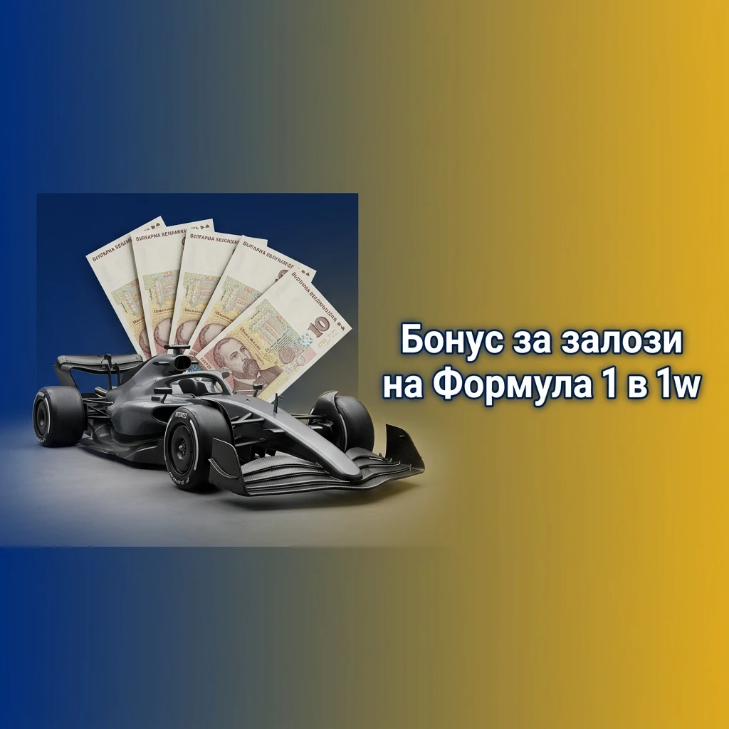 Бонус за залози на Формула 1 в 1w за нови потребители след регистрация и първи депозит — 1w България