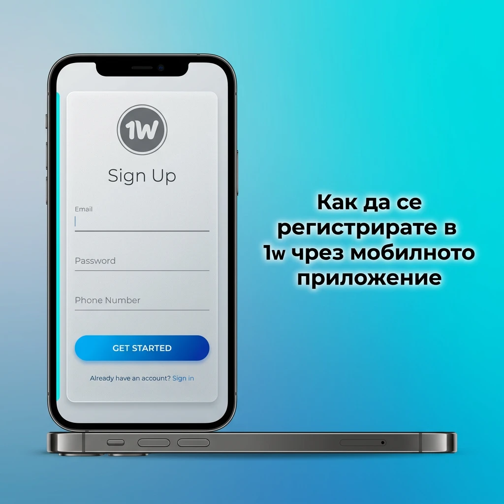 Регистрация в 1w мобилно приложение – бързи стъпки за създаване на акаунт и активиране на бонус — 1w България