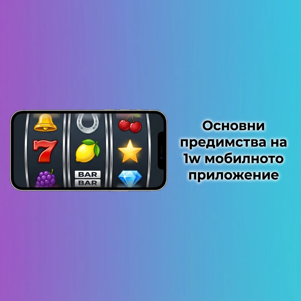 1w мобилно приложение с бонуси, залози на живо, казино и SSL защита за потребители в България