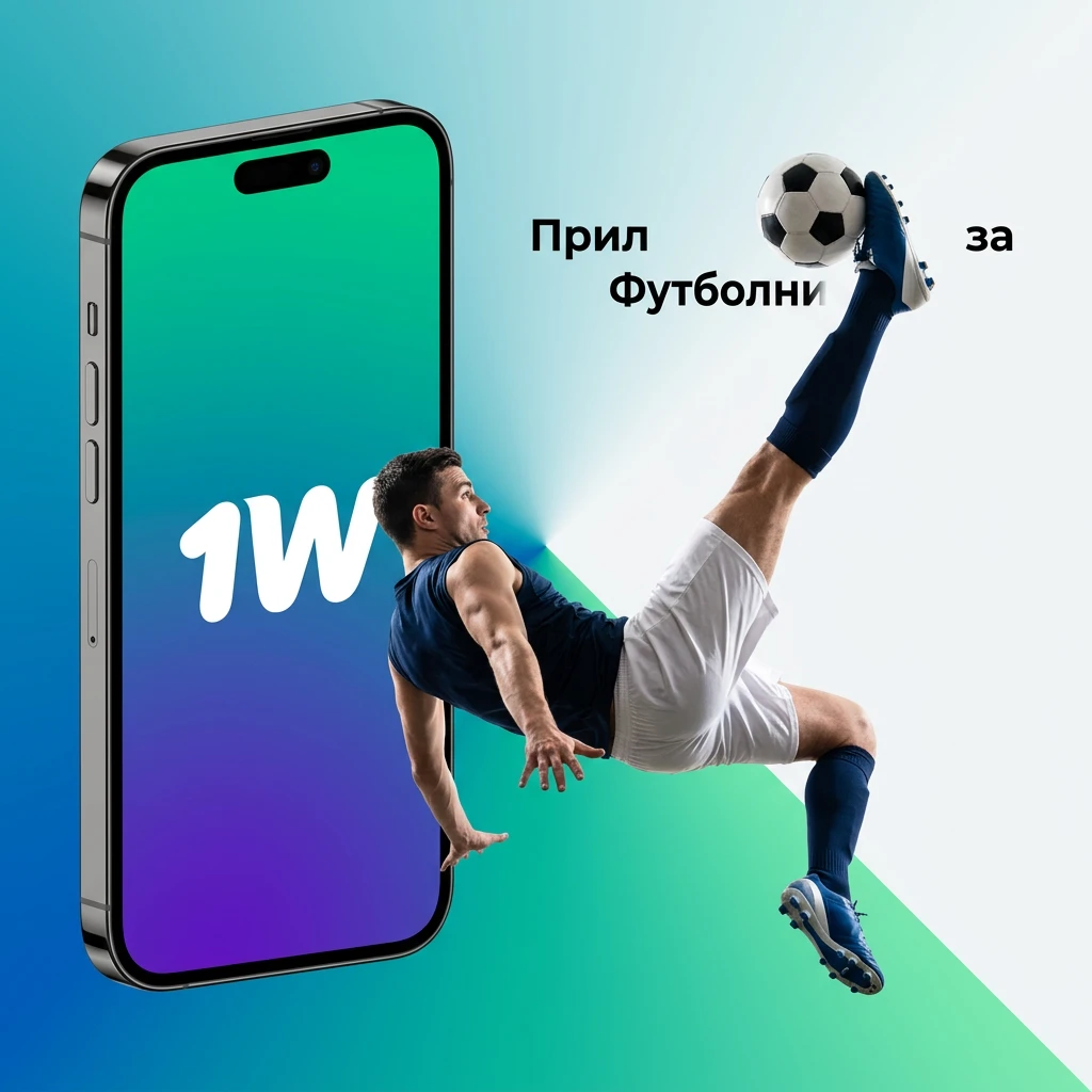 Мобилно приложение 1w за футболни залози на Android и iOS с достъп до мачове на живо — 1w България