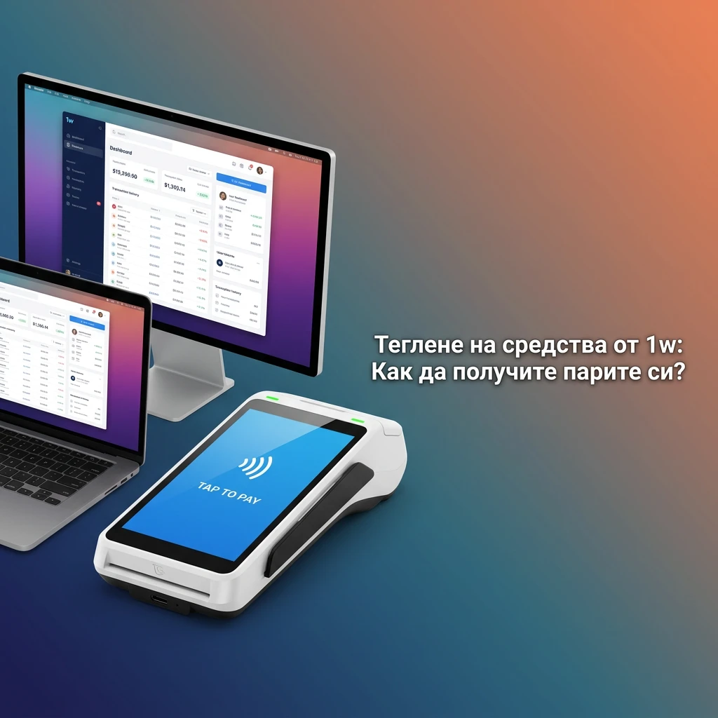 Стъпки за теглене на средства от 1w – изберете метод, въведете сума и потвърдете заявката — 1w България
