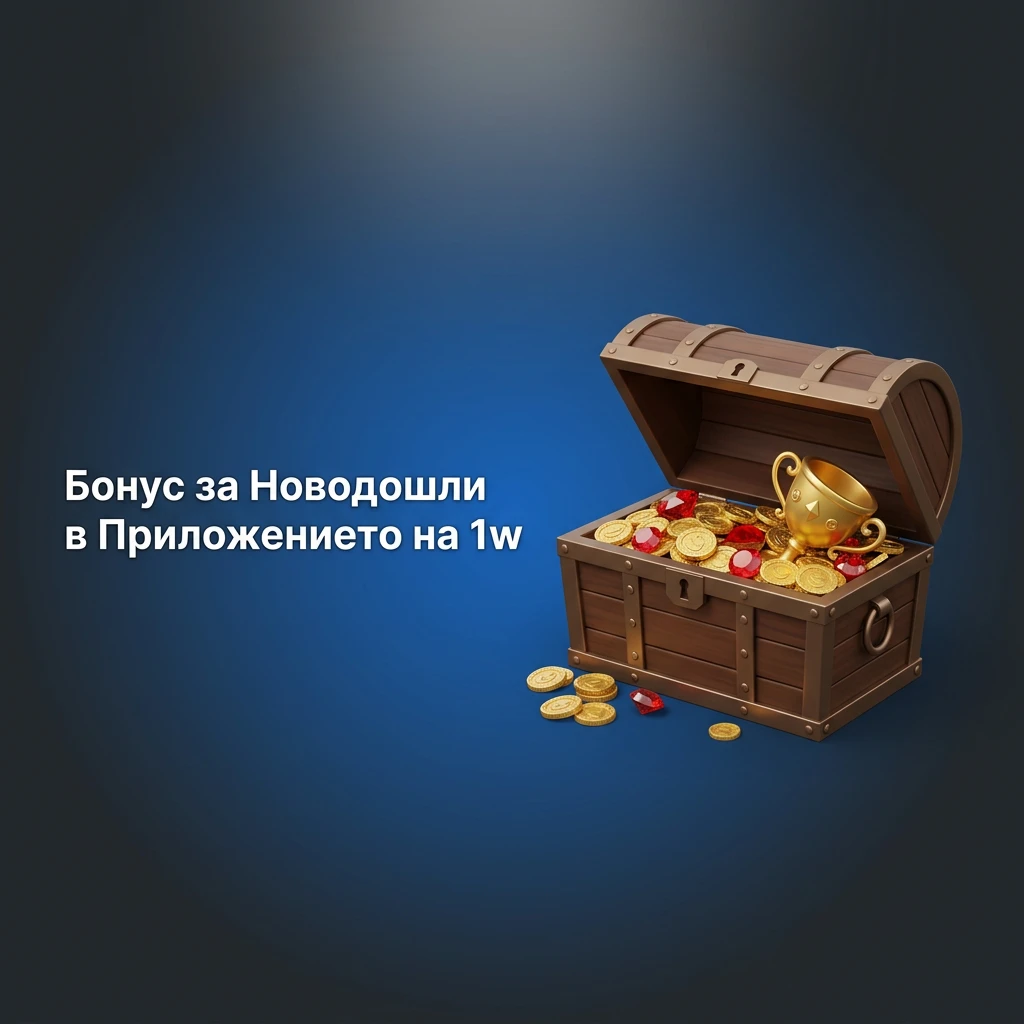 Бонус за новодошли в приложението на 1w: +130% до 500 USD за спорт или казино — 1w България
