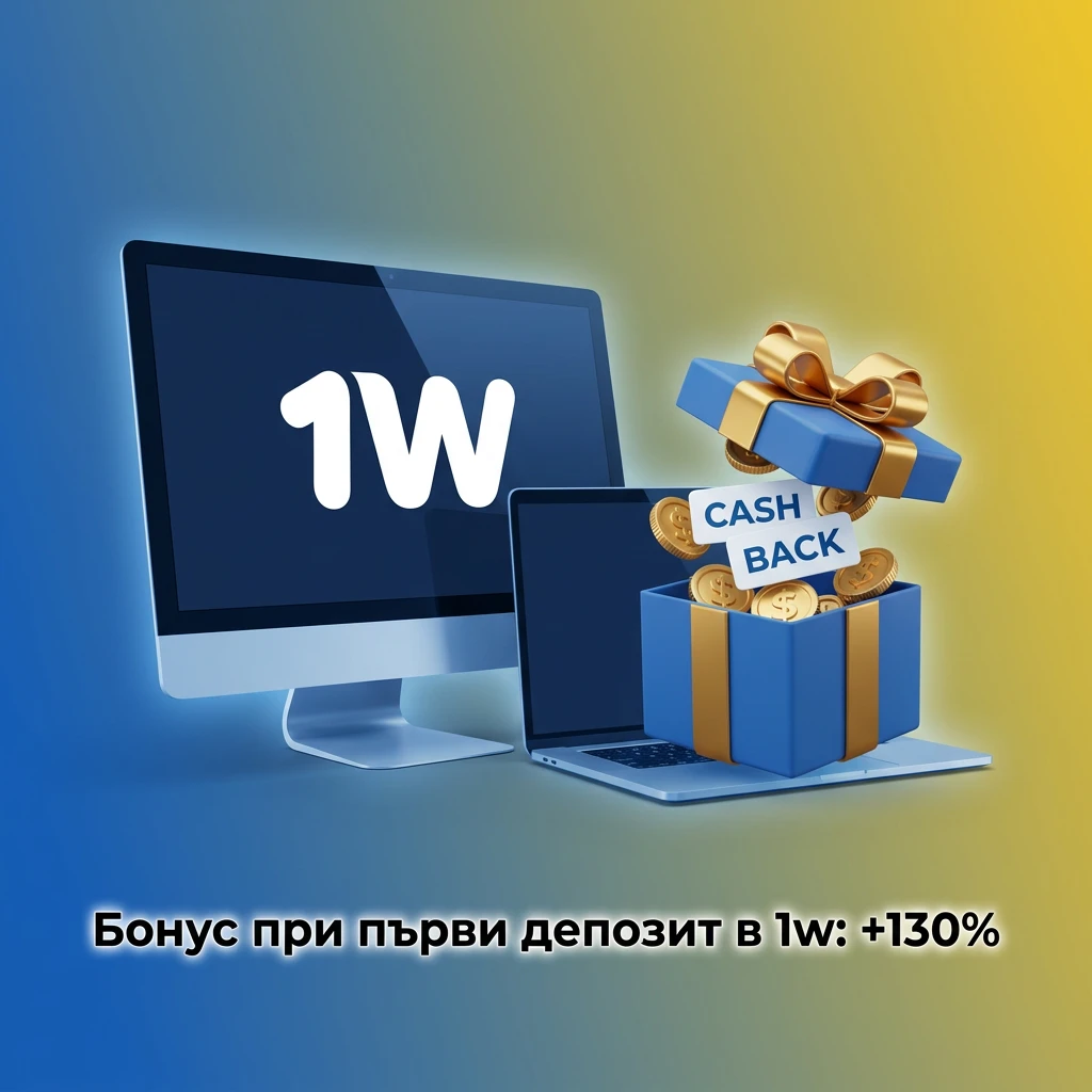 1w бонус при първи депозит +130% до 500 EUR за нови потребители в България