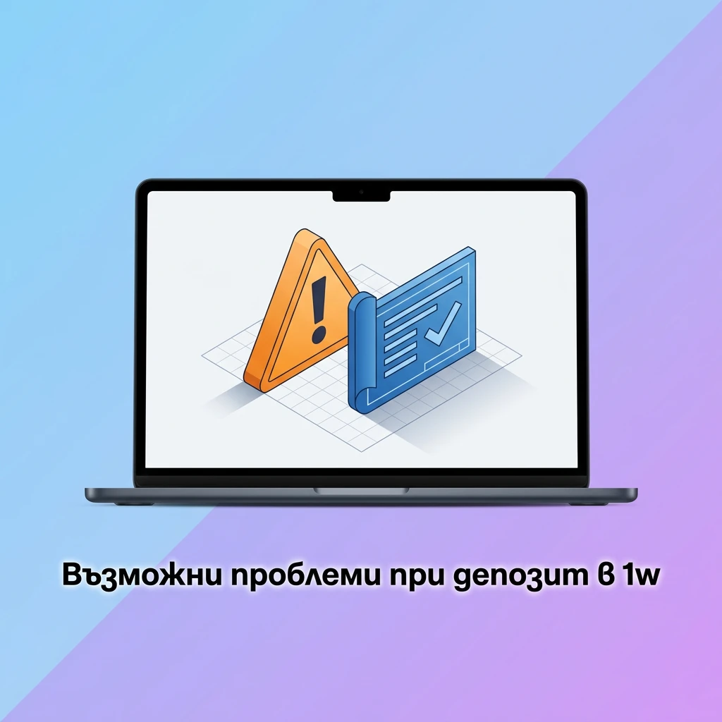 Чести проблеми при депозит в 1w – грешен адрес, мрежа, лимит и верификация — 1w България