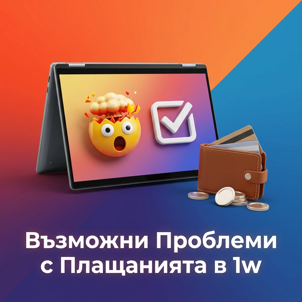 Проблеми с плащания в 1w: депозити, тегления, верификация и лимити за транзакции — 1w България