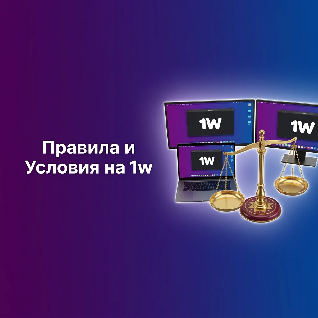 Правила и условия на 1w: възраст 18+, един акаунт, бонуси, KYC верификация и забрана за измами — 1w България