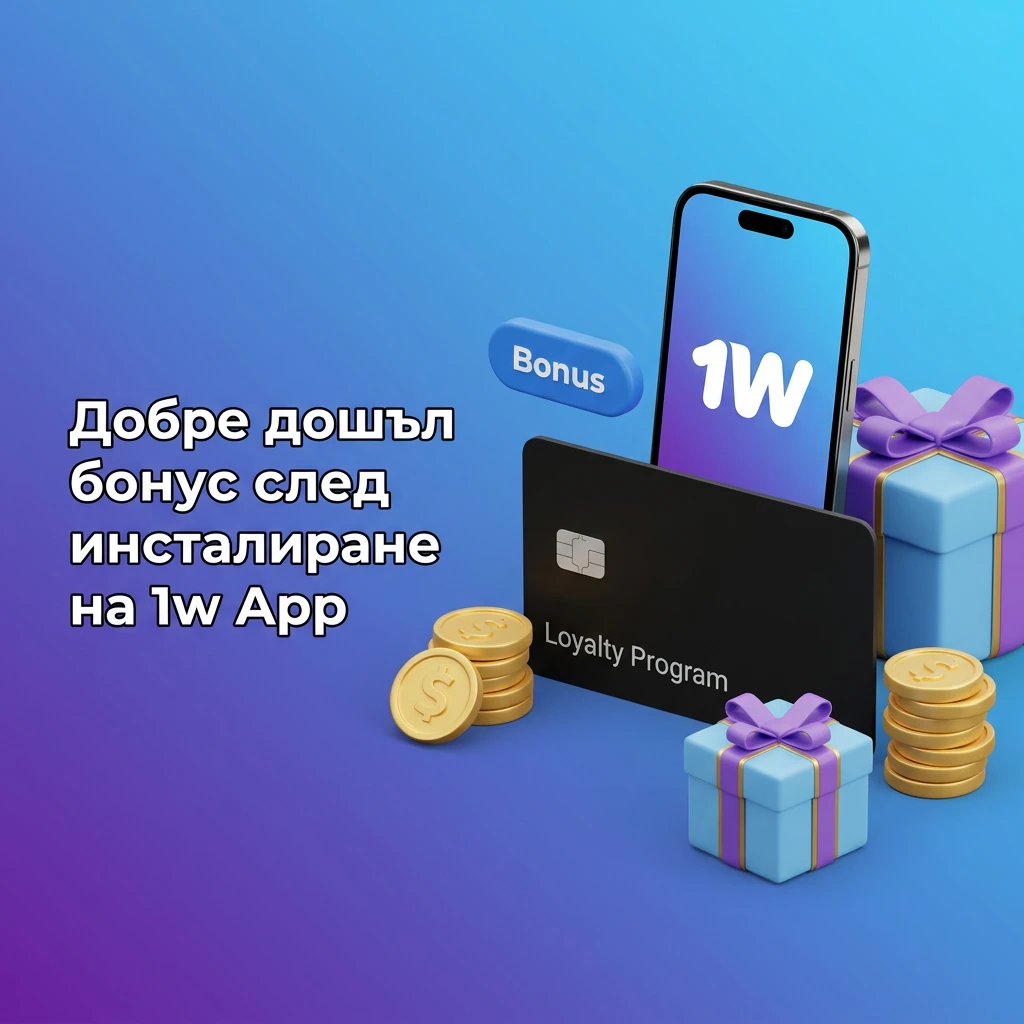 Добре дошъл бонус +130% след инсталиране на 1w за нови потребители — 1w България