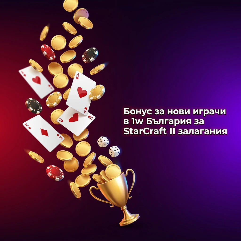 Бонус +130% за нови играчи в 1w България за залагания на StarCraft II е-спорт