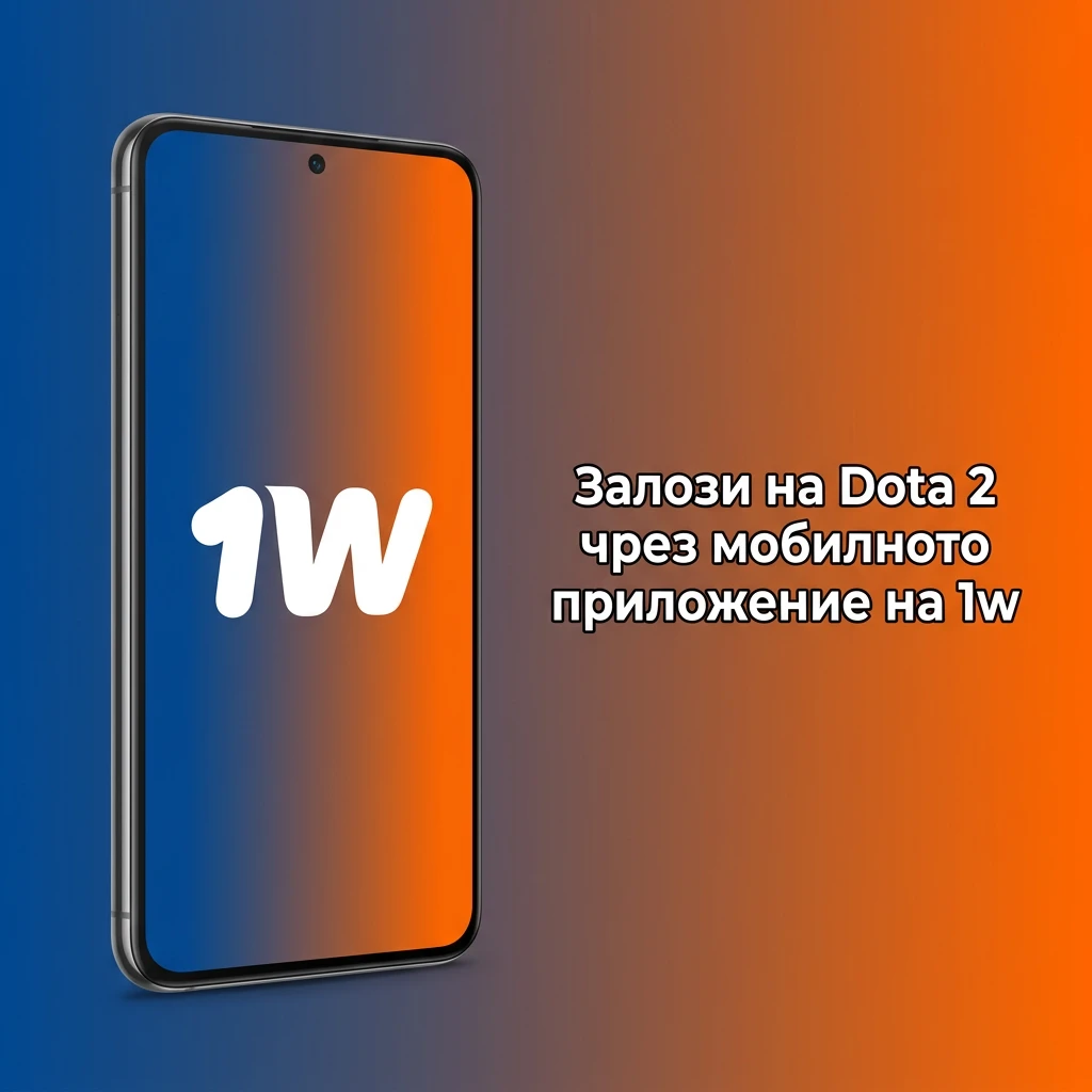 Залози на Dota 2 през мобилното приложение на 1w на Android и iOS устройства — 1w България