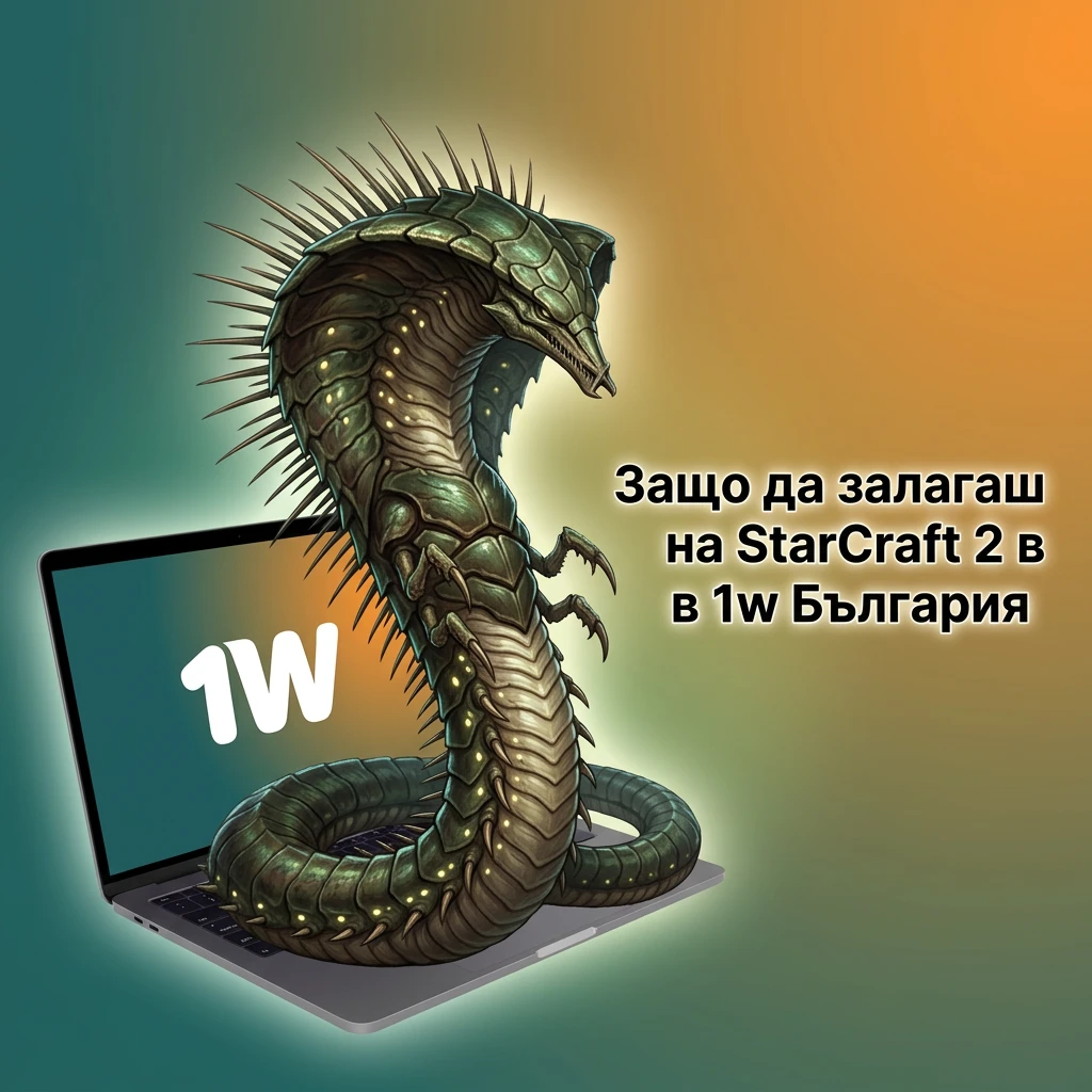 Залагания на StarCraft 2 в 1w България – бонуси, коефициенти и мобилно приложение
